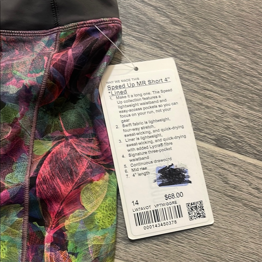 Lululemon Floral Athletic Shorts - Picture 4 of 7